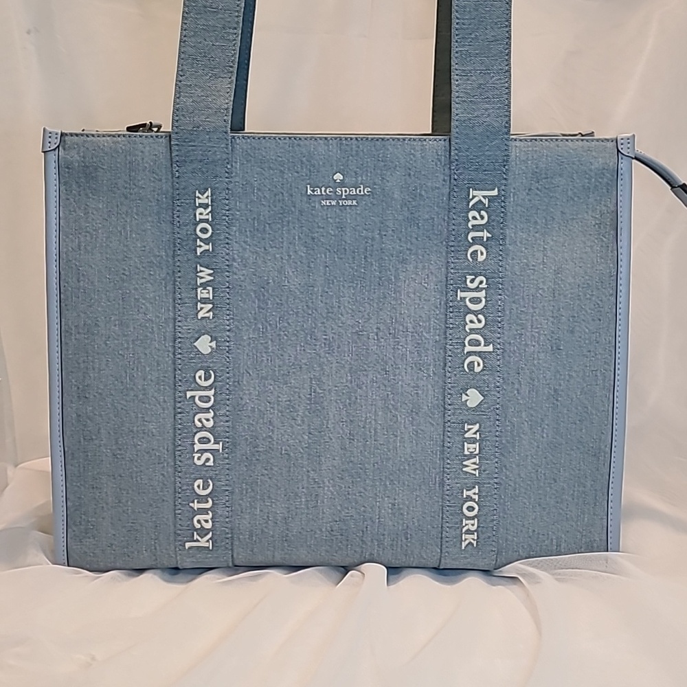 Kate Spade Denim Blue Tote